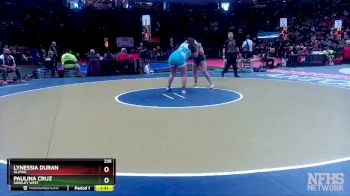 235 lbs Quarterfinal - Lynessia Duran, Olathe vs Paulina Cruz, Greeley West