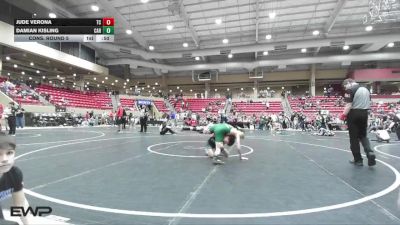 105 lbs Cons. Round 5 - Damian Kisling, Carroll vs Jude Verona, Team Central