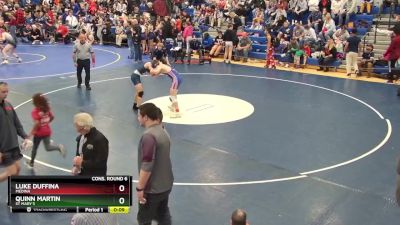 131 lbs Cons. Round 6 - Luke Duffina, Medina vs Quinn Martin, St Mary`s