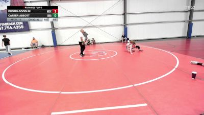 127 lbs Rr Rnd 3 - Dustin Goodlin, Micky's Maniacs Grey vs Carter Abbott, Ohio Valley Forge