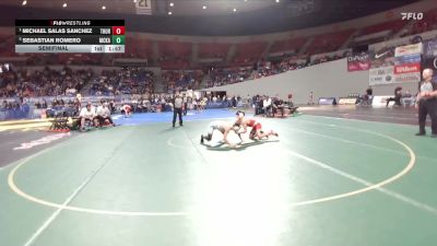 5A Boys 113 lbs Semifinal - Michael Salas Sanchez, Thurston Boys vs Sebastian Romero, McKay Boys