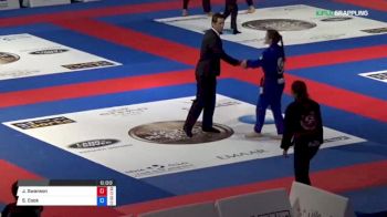 Jessica Swanson vs Samantha Cook 2018 Abu Dhabi World Professional Jiu-Jitsu Championship
