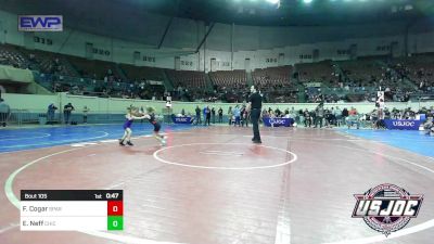 45 lbs Consolation - Frances Cogar, Spartan Mat Club vs Everly Neff, Chickasha Youth Wrestling