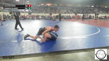 101 lbs Consi Of 32 #1 - Clayton Smith, Deer Creek Wrestling vs Kameryn Allison, Pocola Youth Wrestling