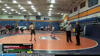 133 lbs Quarterfinal - Zac Blasioli, Millikin vs Sebastian Rosales, Carthage