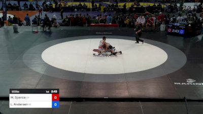 120 lbs Rnd Of 128 - Mason Spence, OH vs Lane Andersen, WI