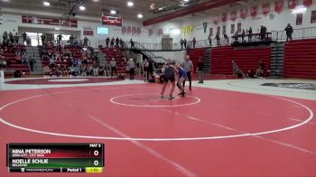 145 lbs 3rd Place Match - Nina Peterson, Iowa City, City High vs Noelle Schlie, Bellevue