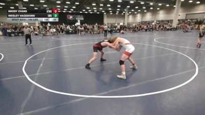 140 lbs Champ. Rd Of 32 - Wesley Hagedorn, 505 Wrestling Club vs Brody Evans, BTWC
