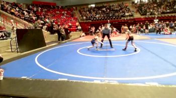 52-55 lbs Rr Rnd 1 - Riggins Jackson, Claremore Wrestling Club vs Kanyon Calcote, Dark Cloud Wrestling Club