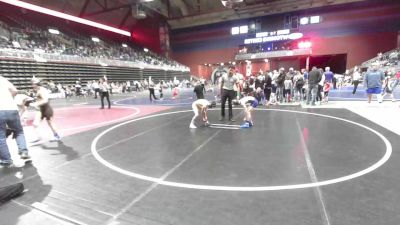 65 lbs Quarterfinal - Greyson Clarke, Wyoming Underground vs Fletcher Lewis, Thermopolis WC