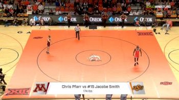 174 lbs Dual - Chris Pfarr, Minnesota vs Jacobe Smith, Oklahoma St