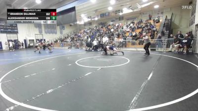 157 lbs Cons. Round 4 - Aleksander Mendoza, Corona Del Mar vs Brandon Silliman, Mayfair