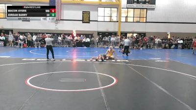 165Blue lbs Rr Rnd 2 - Macon Ayers, Virginia vs Jordan Barry, LIU