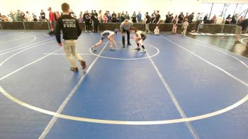 82 lbs Consi Of 4 - Sawyer Newton, Maine Trappers vs Lucas Petta, War Dogs Natick