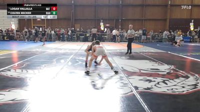 75 lbs Rr Rnd 1 - Logan Vallalla, Mat Assassins vs Colten Becker, Black Fox Wrestling Academy