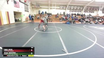 190 lbs Cons. Round 4 - Ryan Wooten, Desert Ridge High School vs Trey Pete, Monument Valley