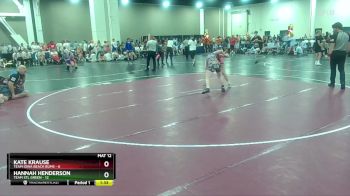 115 lbs Round 4 (8 Team) - Hannah Henderson, Team STL Green vs Kate Krause, Team Iowa Beach Bums