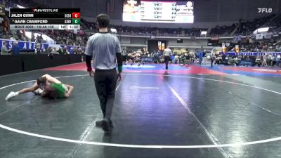 1A-4A 120 Champ. Round 1 - Gavin Crawford, Ashville vs Jalen Gunn, Deshler