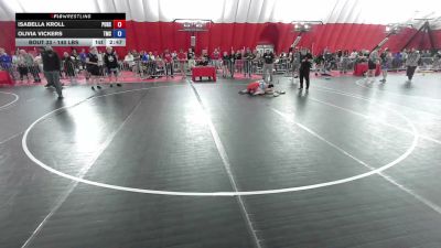 140 lbs Champ. Round 1 - Isabella Kroll, Pursuit vs Olivia Vickers, Team Missouri Select