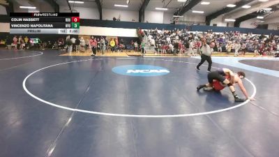 149 lbs Prelim - Vincenzo Napolitana, New York University vs Colin Hassett, Bridgewater State