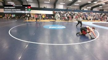 149 lbs Prelim - Vincenzo Napolitana, New York University vs Colin Hassett, Bridgewater State