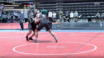 184 lbs Round Of 16 - Braeden Simoneaux, New York Military Academy vs Dave Barrett, Army