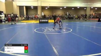 70 lbs Consolation - Logan Barry, Mayo Quanchi Wrestling Club vs Zachary Leto, Florida