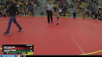 40 lbs Semifinal - Jett Leclaire, X-Factor Elite vs Samuel Priebe, Chatfield