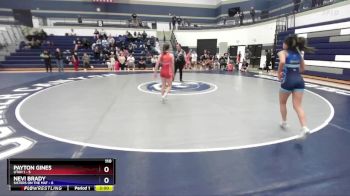 110 lbs Finals (2 Team) - Nevi Brady, Sisters On The Mat vs Payton Gines, Utah 1