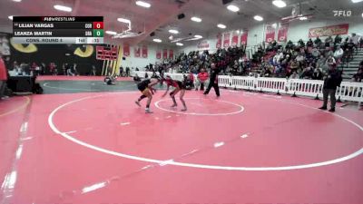 100 lbs Cons. Round 4 - Lilian Vargas, Corona Senior vs Leanza Martin, Granada