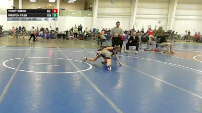 88 lbs Consi Of 8 #1 - Tobey Breen, Red Roots WC vs Weston Cass, Fisheye WC