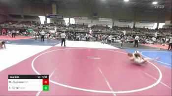 116 lbs Quarterfinal - Mario Espinoza, Espinoza vs Tieler Turner, Westside WC