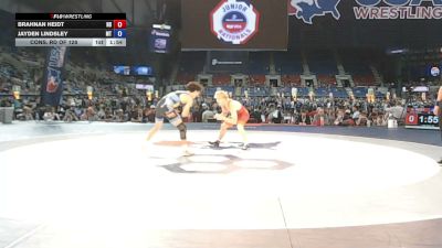 113 lbs Cons. Rd Of 128 - Brahnan Heidt, North Dakota vs Jayden Lindsley, Montana
