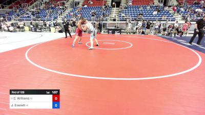 215 lbs Rnd Of 128 - Camden Williams, IN vs Jacob Everett, MI