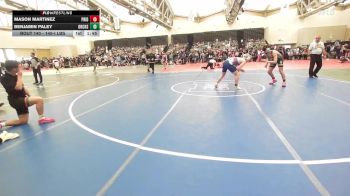 140-I lbs Round Of 32 - Mason Martinez, Pride WC vs Benjamin Paley, Orchard South WC