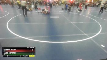 106 lbs Cons. Round 3 - Jude Heaston, IN vs Tommy Booth, IA