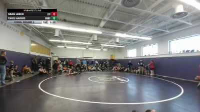 77 lbs Cons. Round 2 - Tagg Harris, Rocky Mountain vs Sean Leece, Lovell Middle School