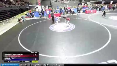 127 lbs Cons. Round 2 - Vanessa Alvarado, Scotsmen Wrestling Club vs Braya Cruz, California