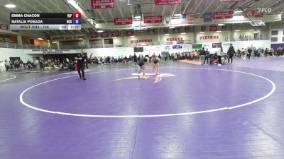 138 lbs Cons. Round 5 - Natalia Posada, Oklahoma City University vs Emma Chacon, Valiant Prep