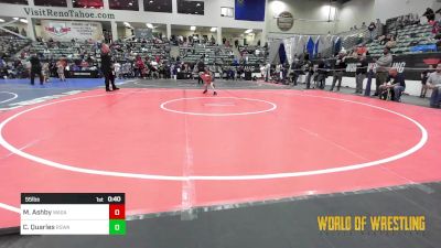 55 lbs Consi Of 8 #2 - Murphy Ashby, Wasatch Wrestling Club vs Colby A. Quarles, Red Star Wrestling Academy