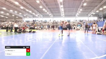 285 lbs Quarterfinal - Griffin Moreau, ME vs Timothy Gray, FL