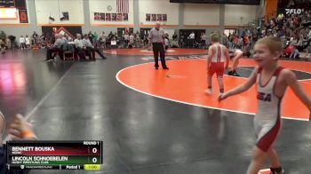 PW-16 lbs Round 1 - Bennett Bouska, NEIWC vs Lincoln Schnoebelen, Husky Wrestling Club