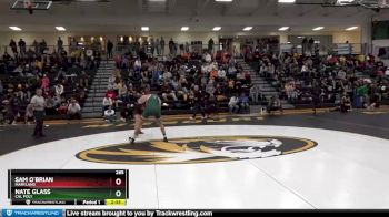 285 lbs Quarterfinal - Sam O`Brian, Maryland vs Nate Glass, Cal Poly