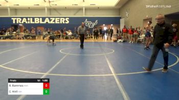 132 lbs Final - Blaisen Bammes, Manhattan vs Carson Wall, Goddard
