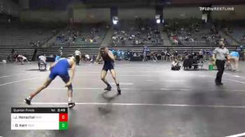 133 lbs Quarterfinal - Jason Henschel, Pratt vs David Kerr, Southwestern Oregon