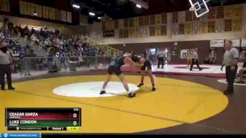 170 lbs Semifinal - Ceasar Garza, Oakdale vs Luke Condon, Poway