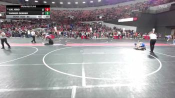 85 lbs Cons. Round 4 - Parker Gerber, Crass Trained vs Axl Kind, Crass Trained