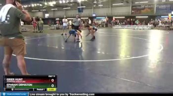 125 lbs Round 5 - Grier Hunt, Assassins Wrestling vs Ephram Ormiston, Ironclad