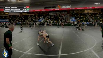 113 lbs Semifinal - Kaiden Belinsky, Don Bosco vs Carew Christensen, Waukee Northwest