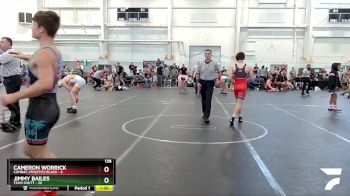 138 lbs Round 3 (8 Team) - Jimmy Bailes, Team Shutt vs Cameron Worrick, Combat Athletics Black